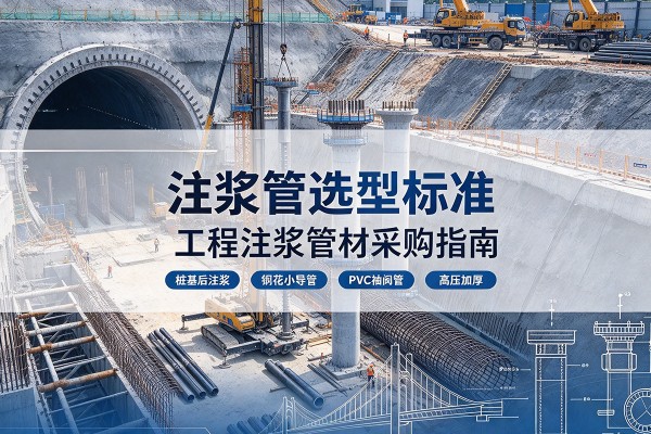 嵊泗注浆管选型标准
