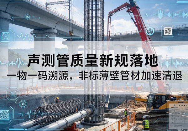 嵊泗声测管质量新规落地，一物一码溯源，非标薄壁管材加速清退